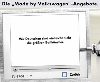 Werbespot von der Volkswagen-Seite