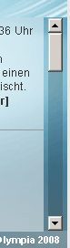 ein Flash-Scrollbalken auf der Olympiaseite des ZDF