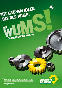 EU-Wahlplakat der Grünen