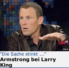 Lance Armstrong bei Larry King