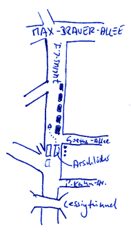 Idioten in der Julius-Leber-Straße